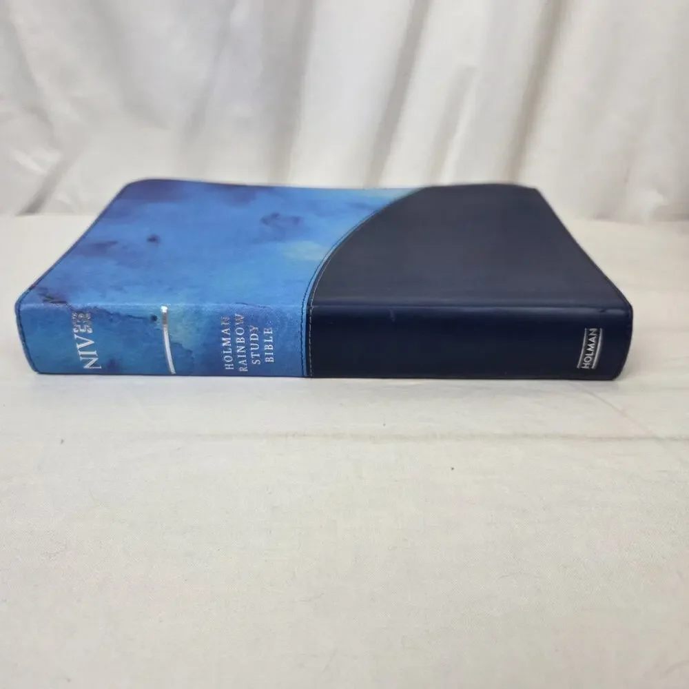 Bonded Leather Holy Bible NIV The Message Parallel New International Version